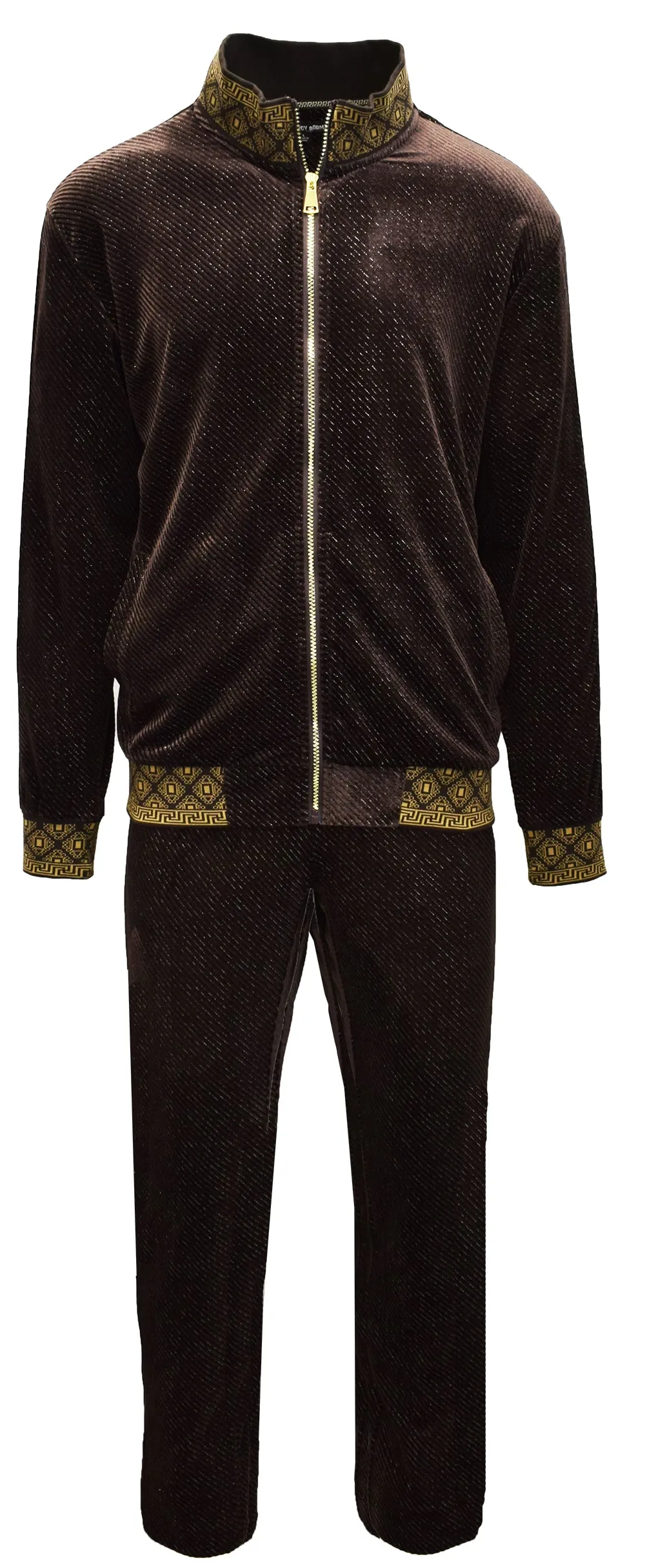 2pc Velour Warmup Set | Stacy Adams