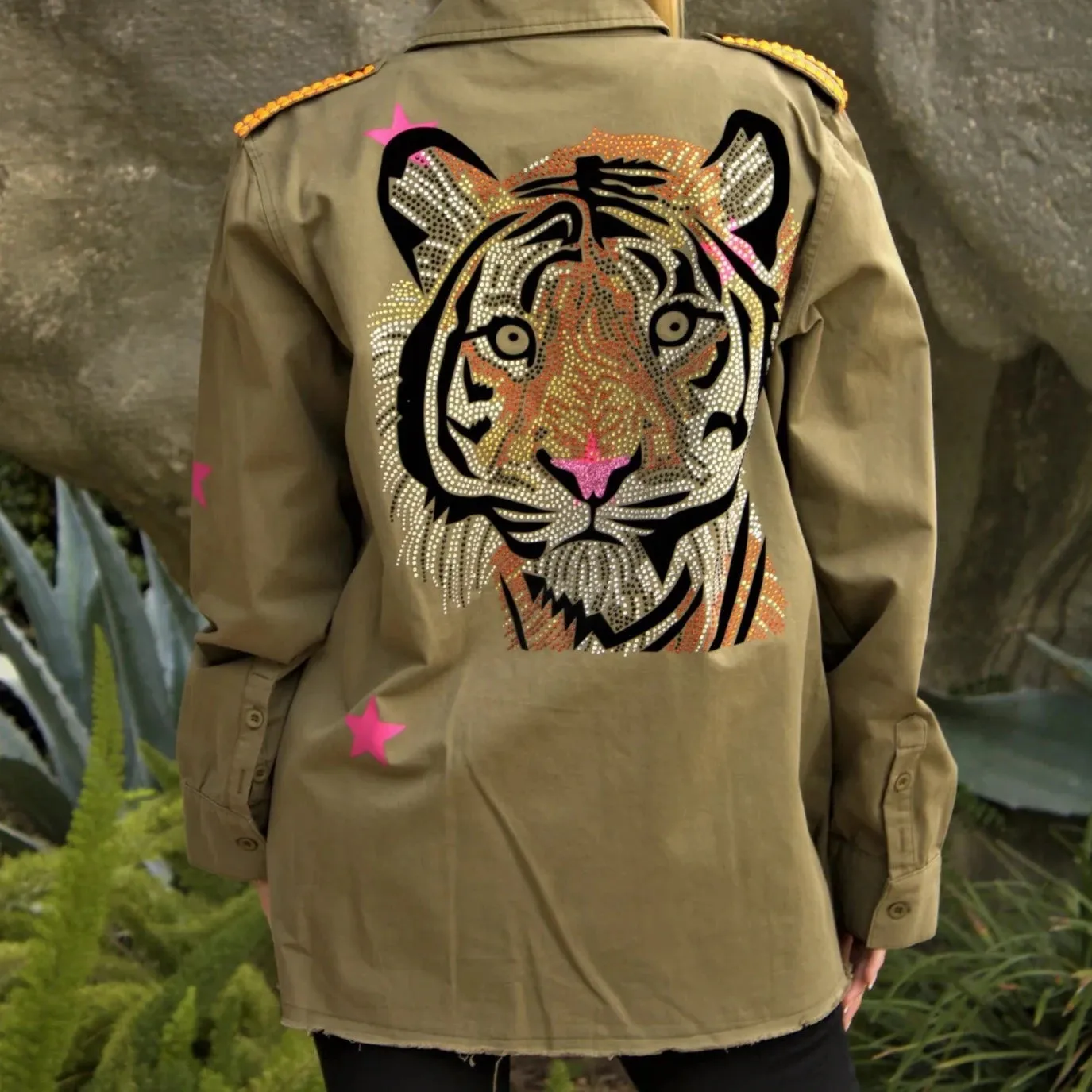 ARMY JACKET SKULL OR TIGER