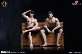Attack on Titan Sauna Eren Yeager Levi Ackerman Statue - Ghost Studio [Cancel Production]