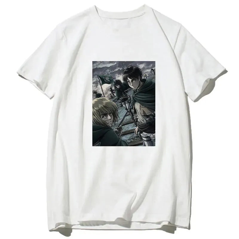 Attack On Titan Women T-shirt - Casual Summer Tee