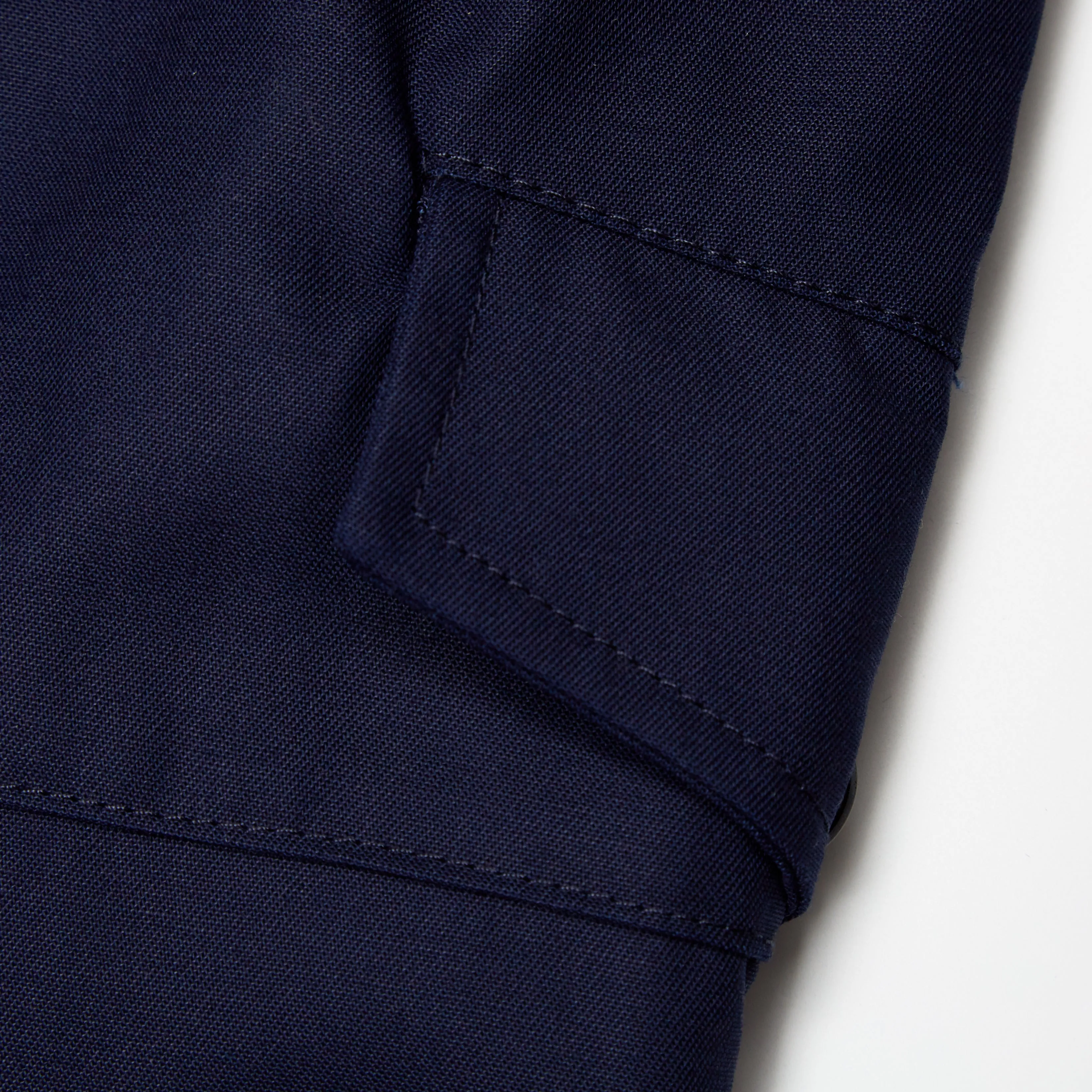 Badar 1 Dark Navy Cotton Twill Utility Trouser