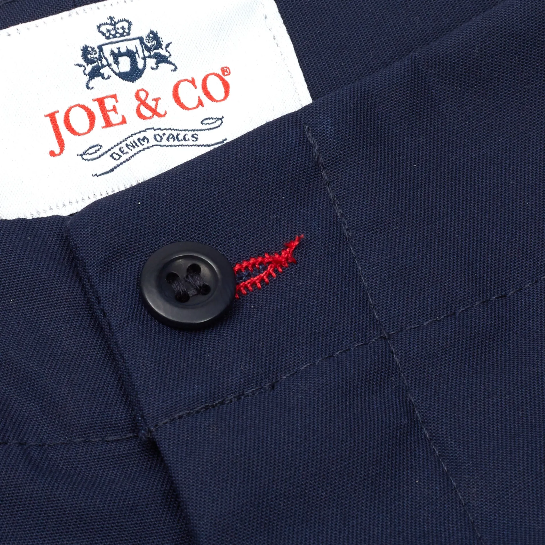 Badar 1 Dark Navy Cotton Twill Utility Trouser