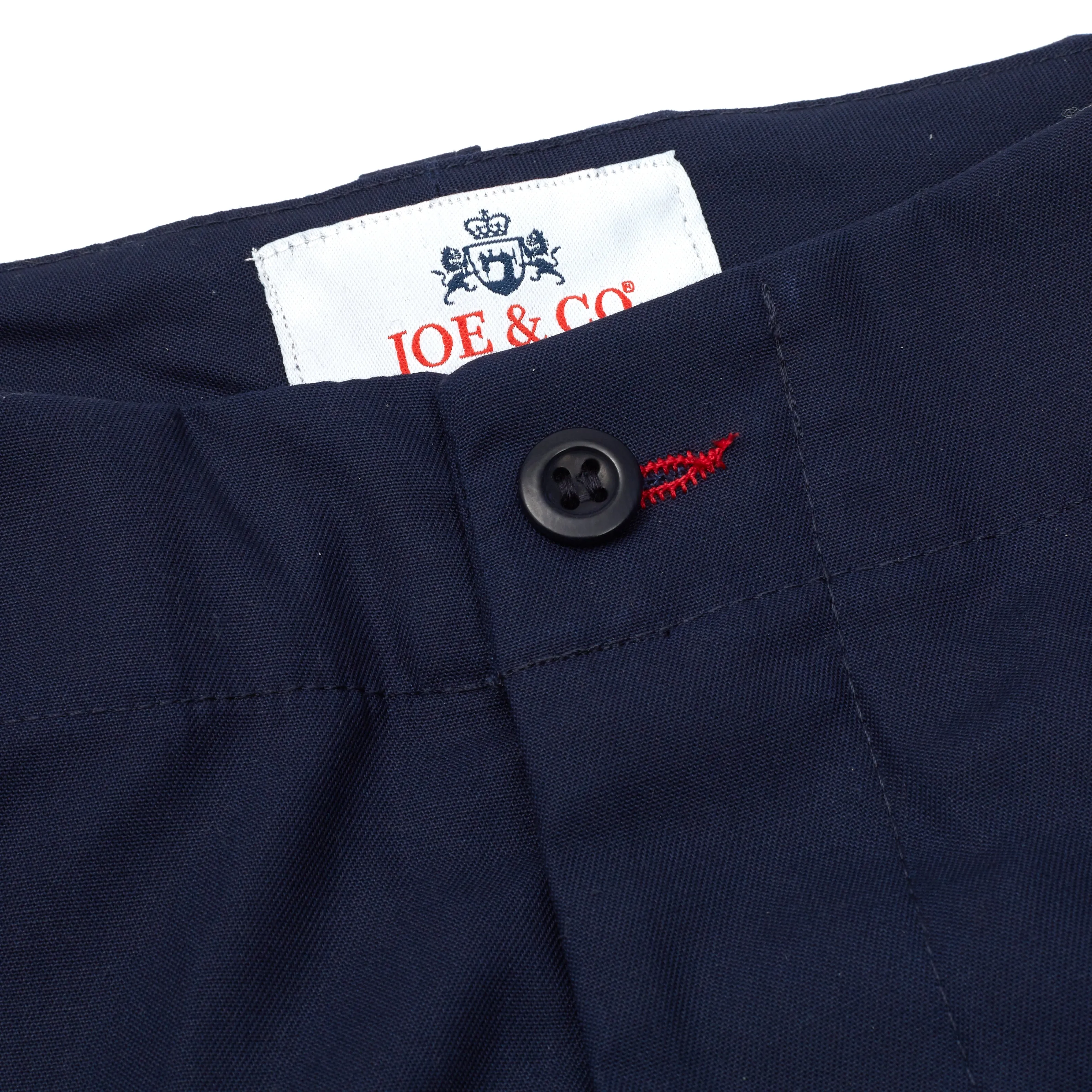 Badar 1 Dark Navy Cotton Twill Utility Trouser