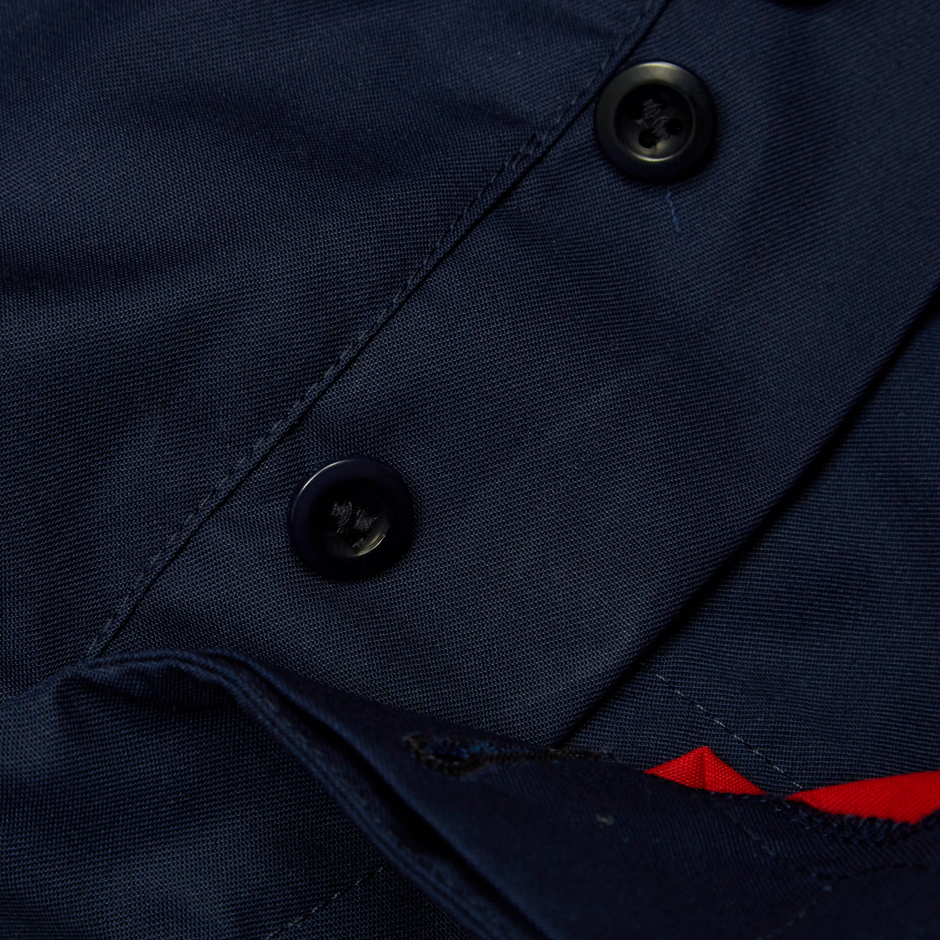 Badar 1 Dark Navy Cotton Twill Utility Trouser