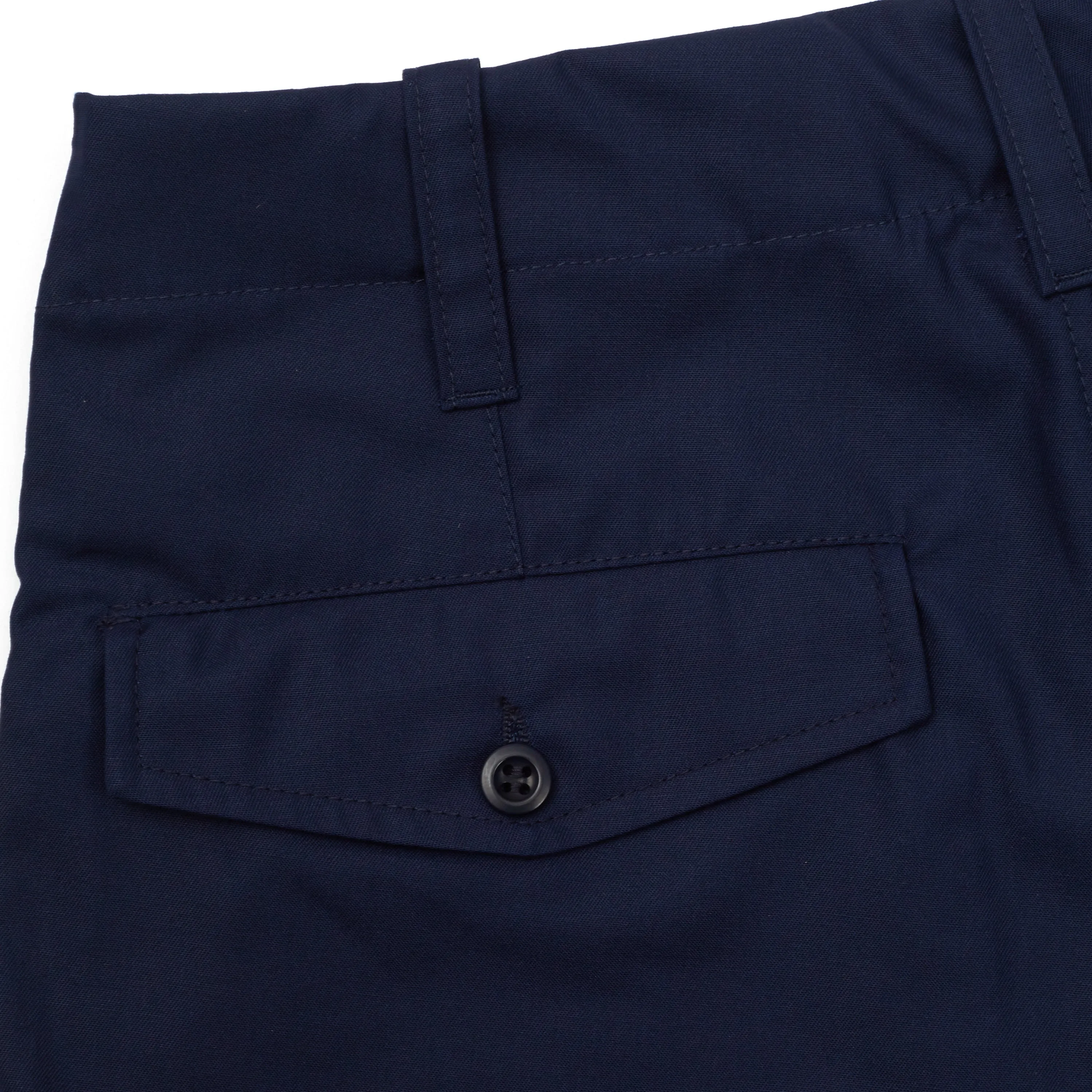 Badar 1 Dark Navy Cotton Twill Utility Trouser