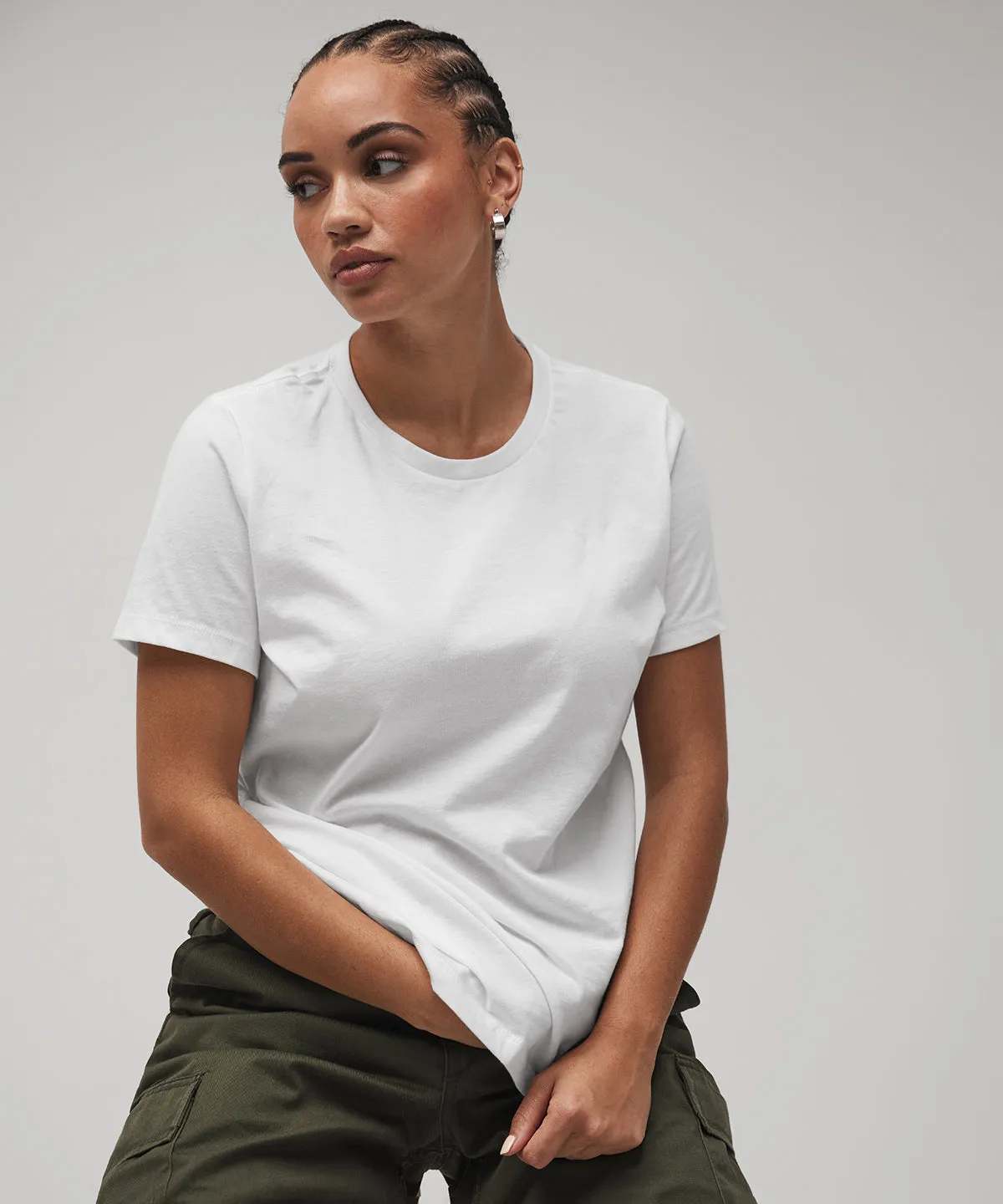 Black Heather - Women's relaxed Jersey short sleeve tee