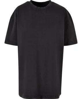 Black - Women’s oversized acid wash tee