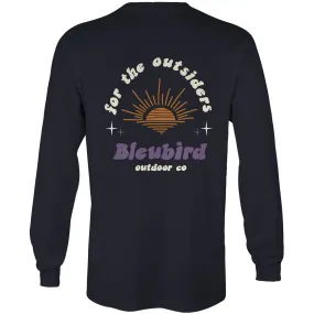 Bleubird Unisex Outsider Long Sleeve T-Shirt - Navy