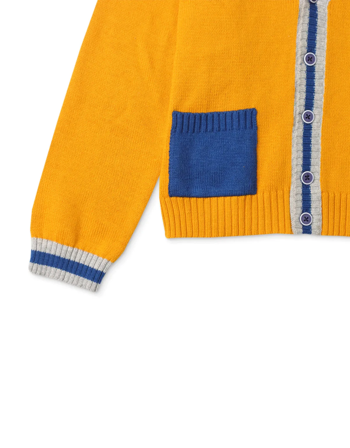 BOYS INTARSIA TIGER HEAD CARDIGAN