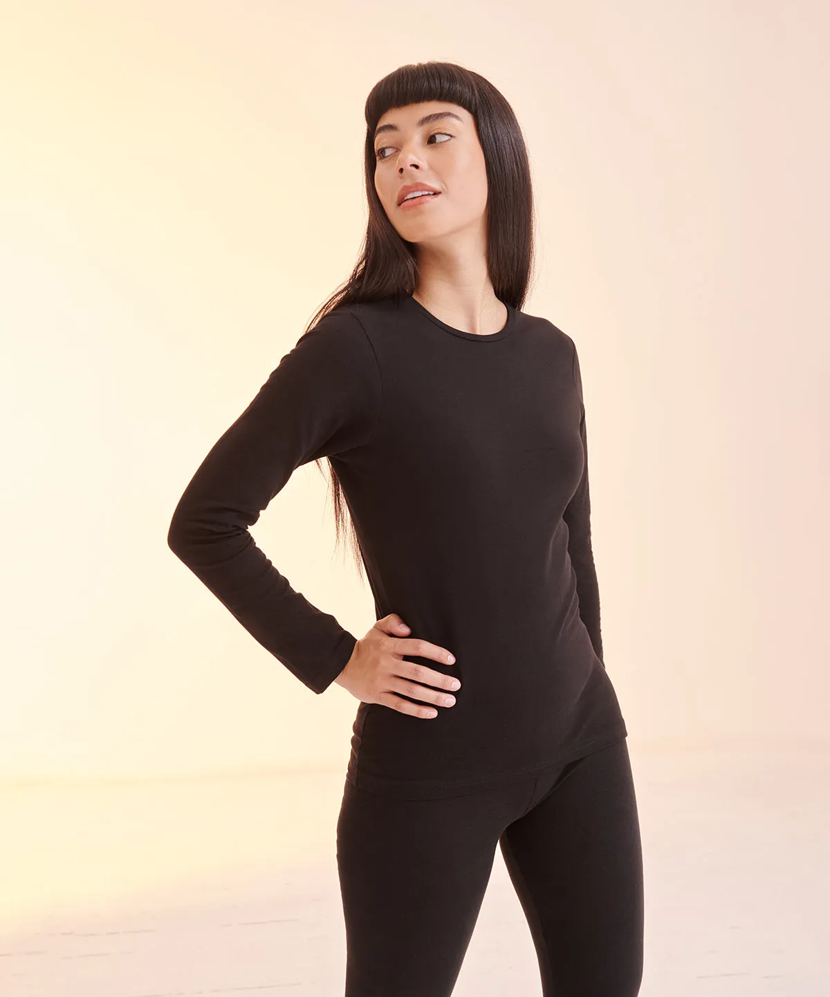 Bright Red - Women's feel good long sleeved stretch t-shirt