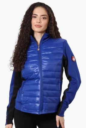 Canada Weather Gear Nylon Puffer Lightweight Jacket - Blue