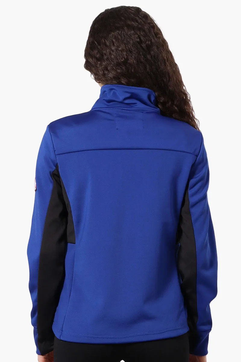 Canada Weather Gear Nylon Puffer Lightweight Jacket - Blue