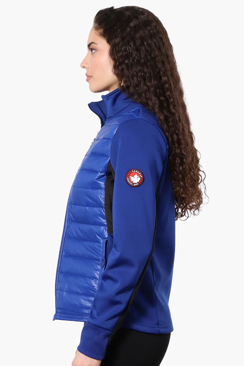 Canada Weather Gear Nylon Puffer Lightweight Jacket - Blue