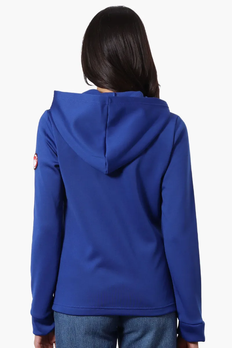 Canada Weather Gear Puffer Techno Fleece Lightweight Jacket - Blue