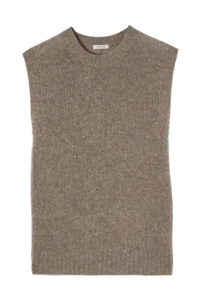Cashmere Crew Neck Tank