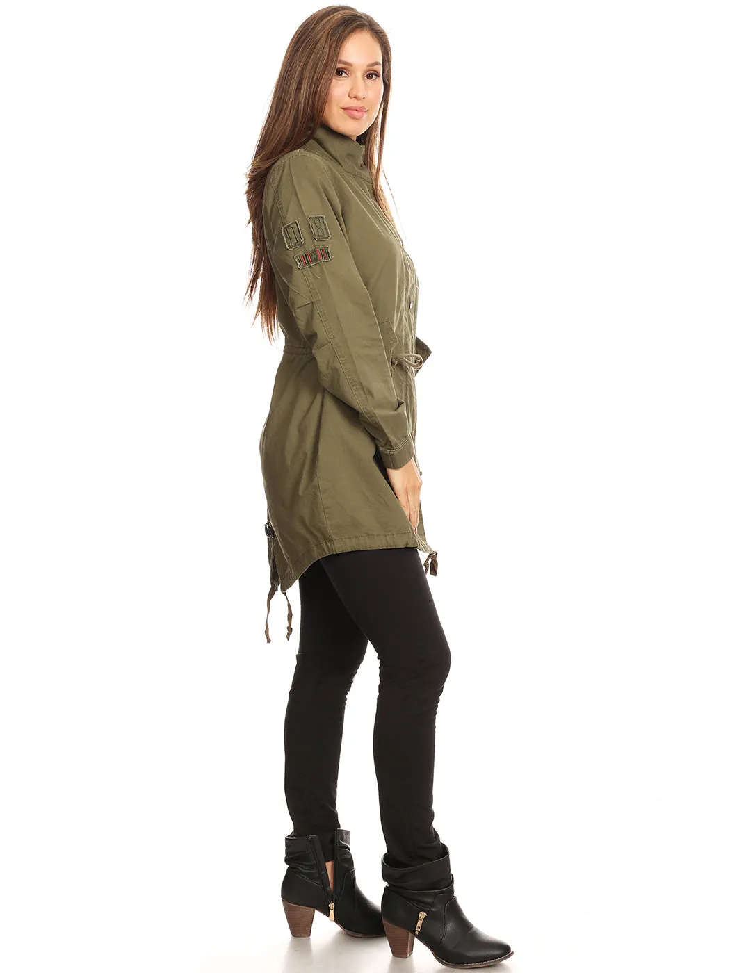 Classic Lightweight Military Drawstring Jacket