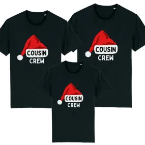 CLR   Cousin Crew Santa Matching Christmas T-Shirts & Baby Vests
