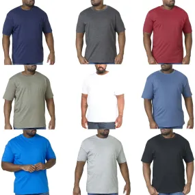 D555 Mens Flyers Big & Tall Premium Weight Combed Cotton Crew T-Shirt