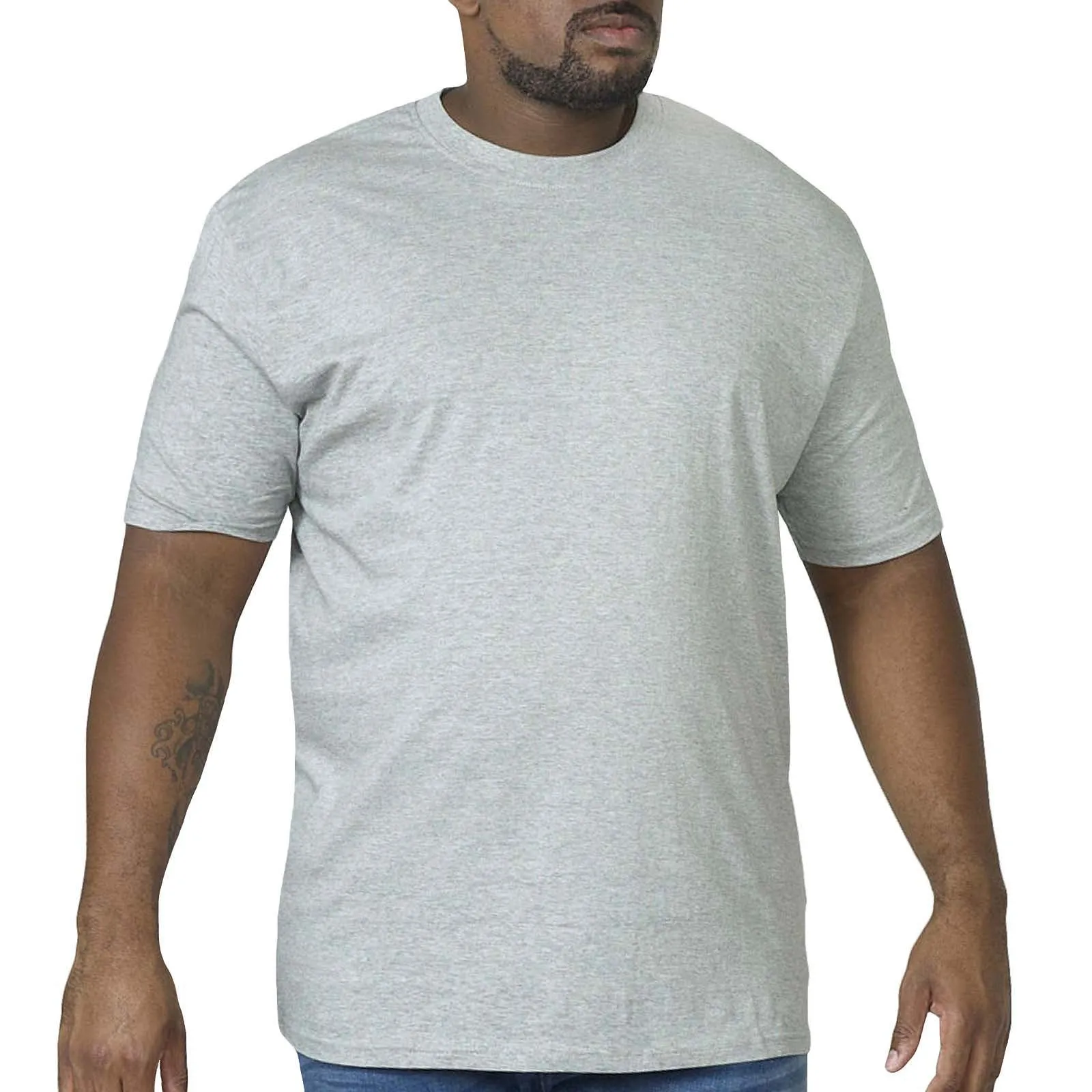 D555 Mens Flyers Big & Tall Premium Weight Combed Cotton Crew T-Shirt