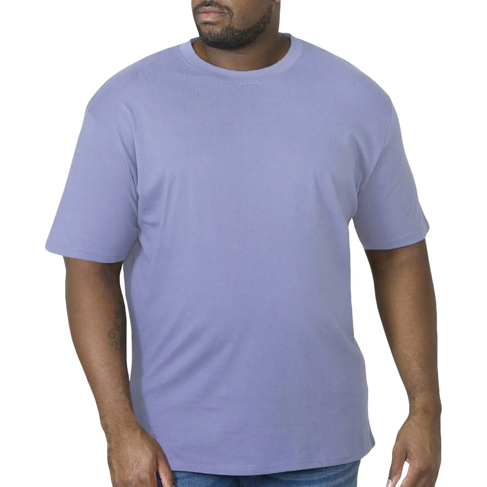 D555 Mens Flyers Big & Tall Premium Weight Combed Cotton Crew T-Shirt