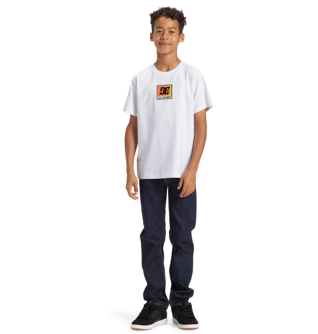 DC Shoes Kids Racer Short Sleeve Crew Neck Cotton T-Shirt