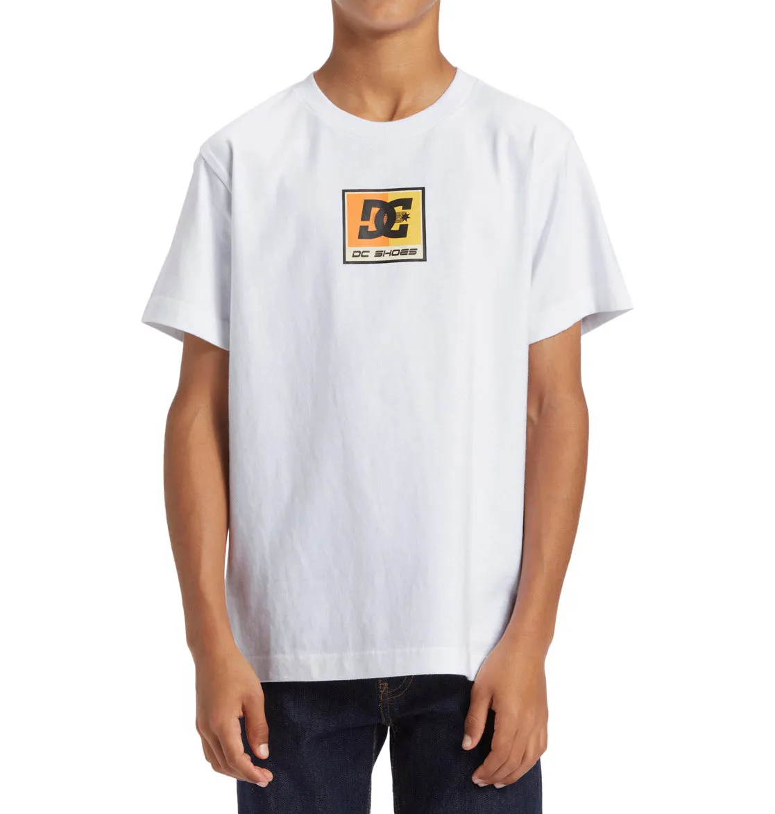 DC Shoes Kids Racer Short Sleeve Crew Neck Cotton T-Shirt