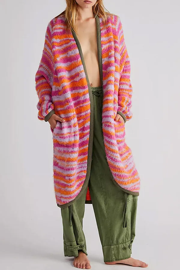 Free People Tiger Cardi