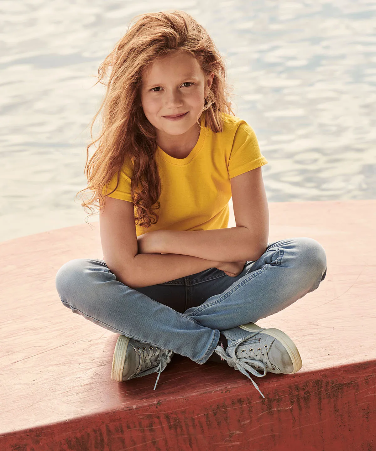 Fuchsia - Girls valueweight T