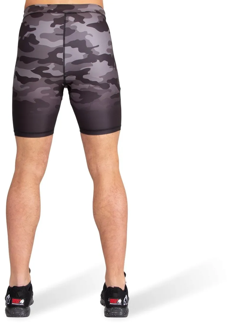 Gorilla Wear Franklin Shorts - Black-Grey Camo
