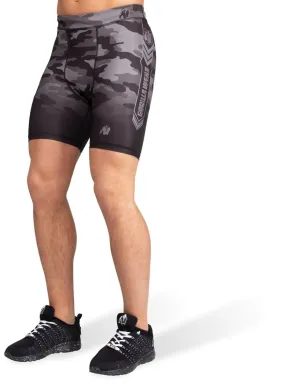 Gorilla Wear Franklin Shorts - Black-Grey Camo