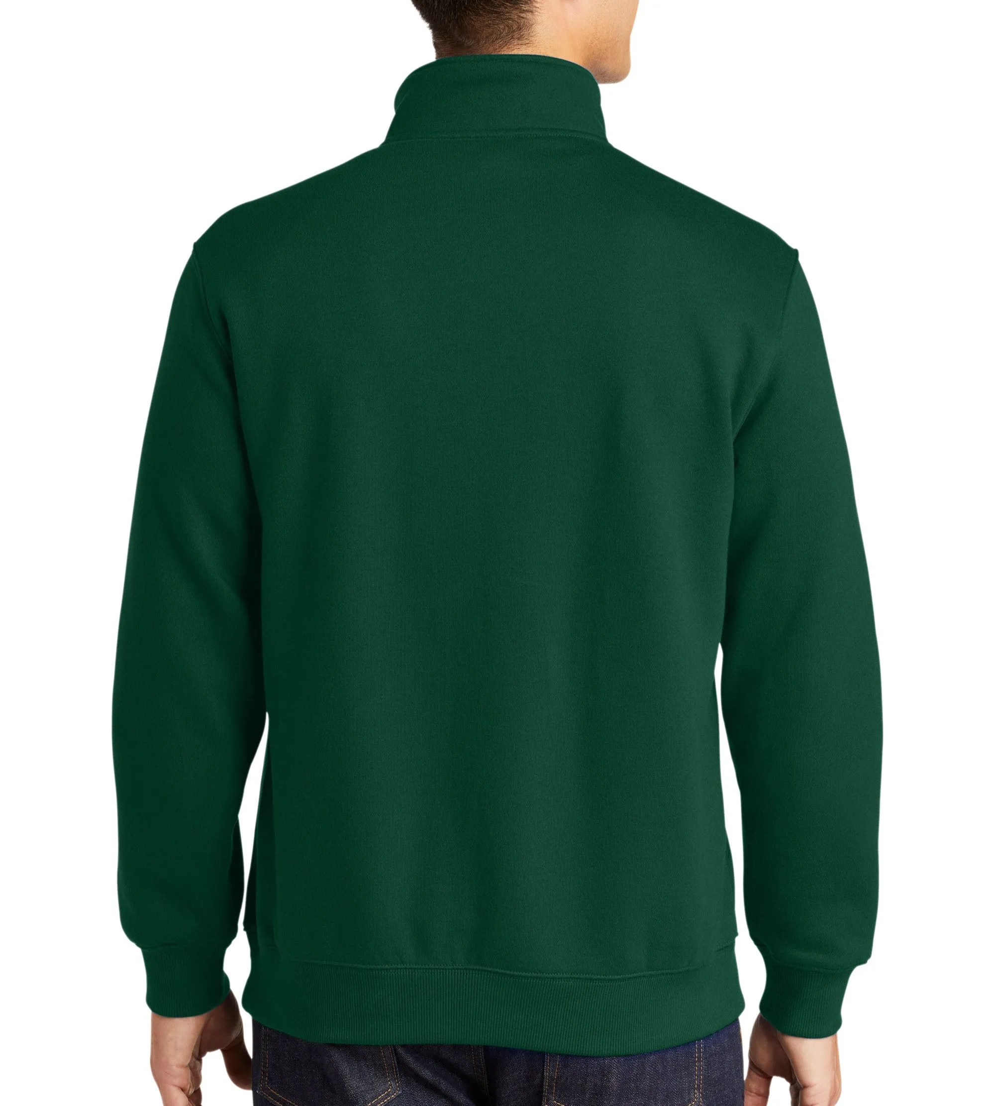 Green MSU Quarter Zip Pullover - Gruff Sparty