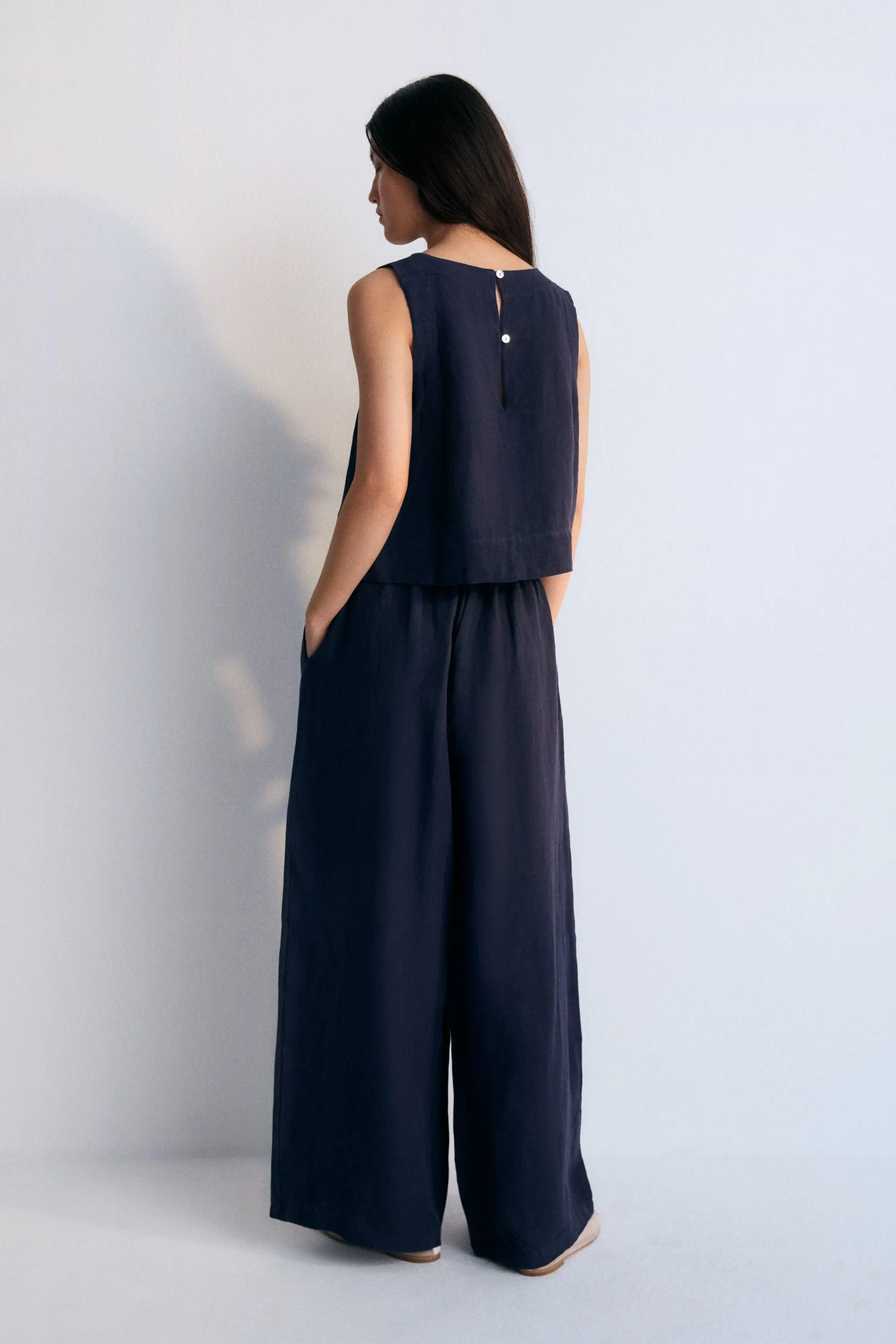 Hera Woman Palazzo Navy