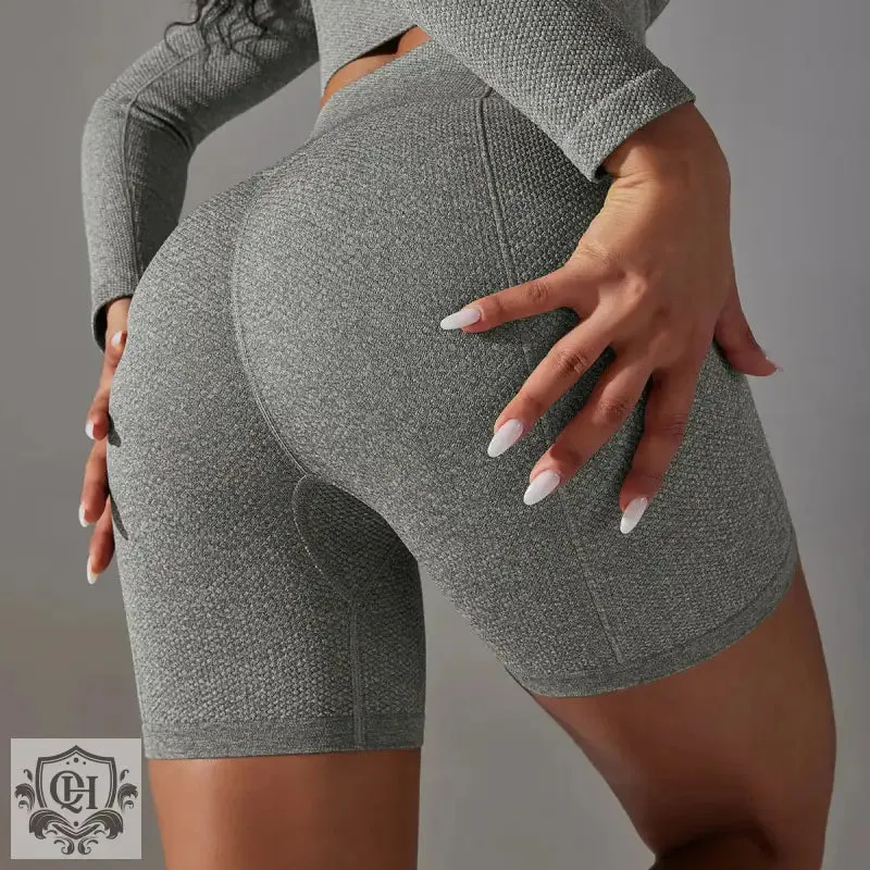 High Performance Seamless Yoga Shorts