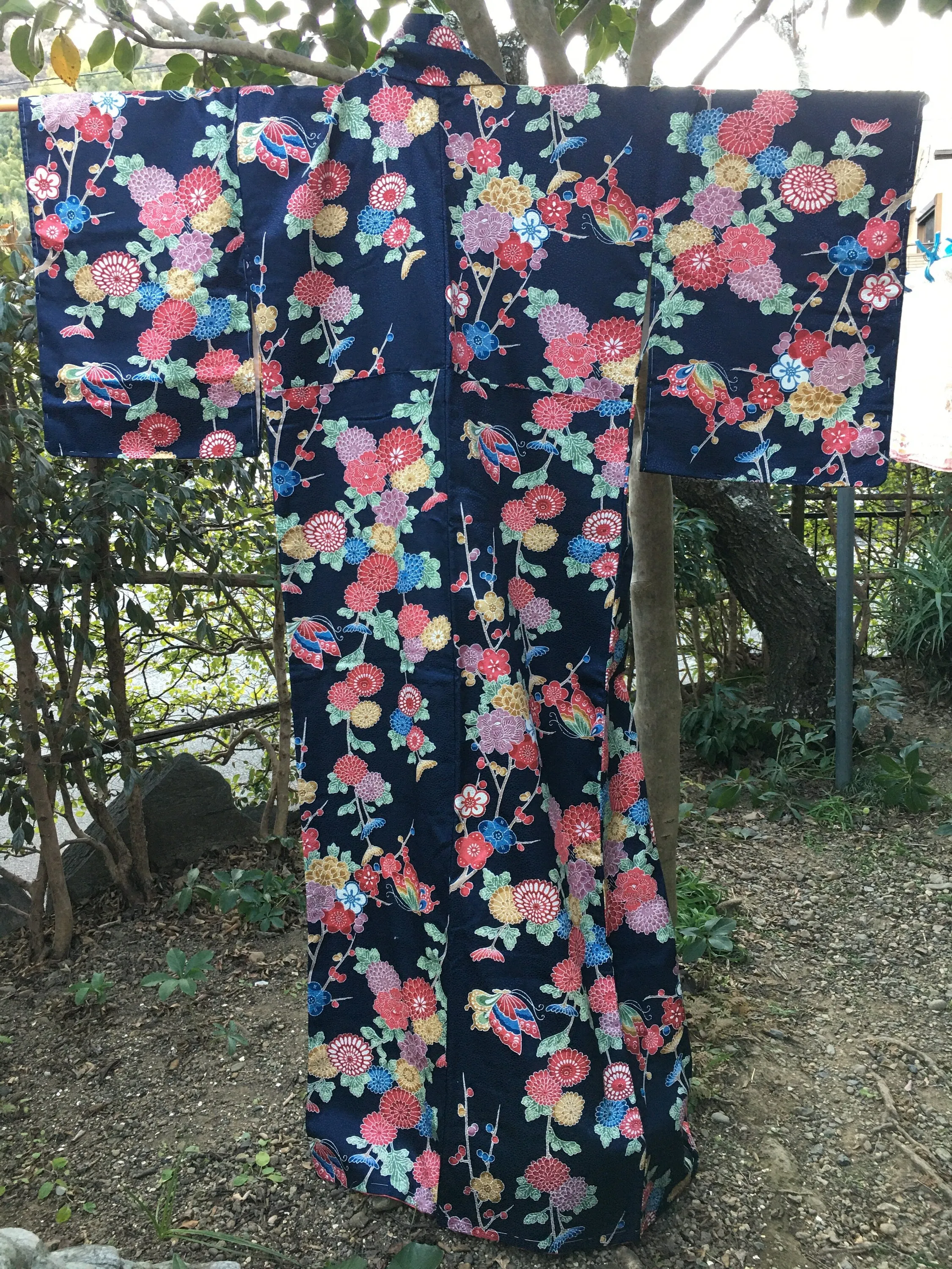 High-Waisted Palazzo Pants - Women’s Loose Elastic Wide Leg Pants w/ Colorful Japanese Kimono Silk Flare | Fashionable Cozy Trousers for Her