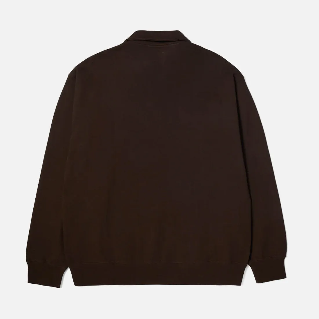 HUF Slate Quarter Zip Fleece - Espresso