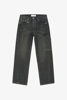 JEANS SIDE POCKET BLACK