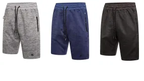 KAM Active Performance Marl Sports Shorts for Mens (KBS AP005) in 3 Colours, 2XL-8XL