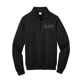 Kappa Kappa Psi Quarter Zip Embroidered Greek Letters