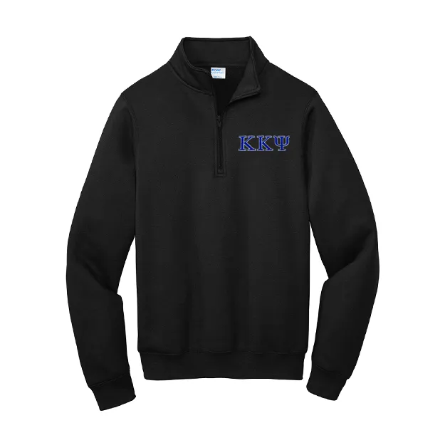 Kappa Kappa Psi Quarter Zip Embroidered Greek Letters