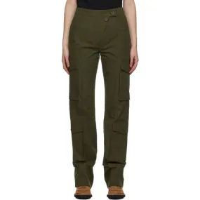 Kenzo Khaki Utility Trousers