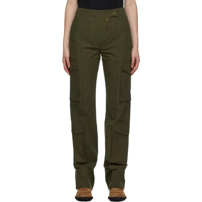 Kenzo Khaki Utility Trousers