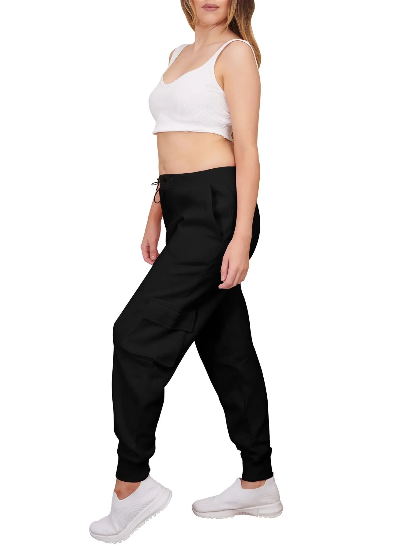 Ladies Fleece Cargo Style Trouser