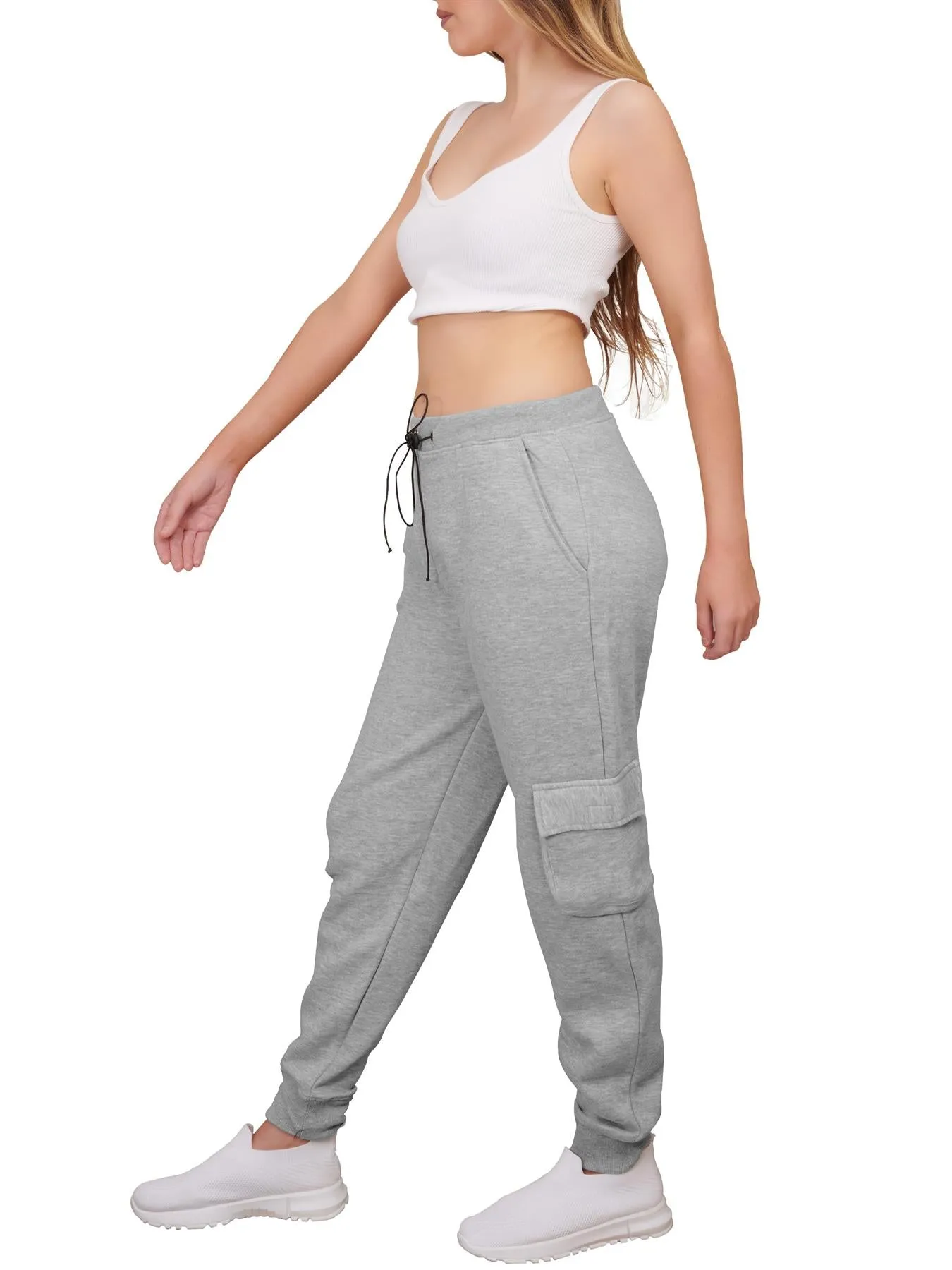 Ladies Fleece Cargo Style Trouser
