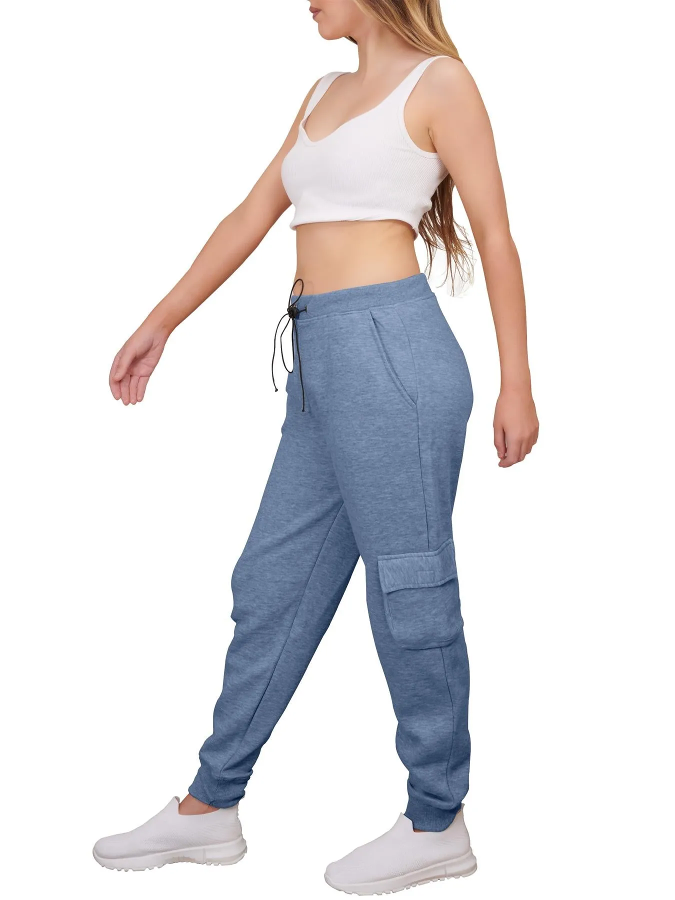 Ladies Fleece Cargo Style Trouser