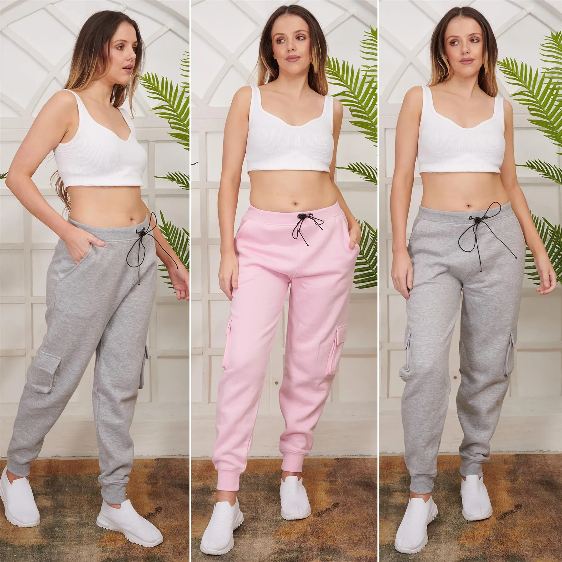 Ladies Fleece Cargo Style Trouser