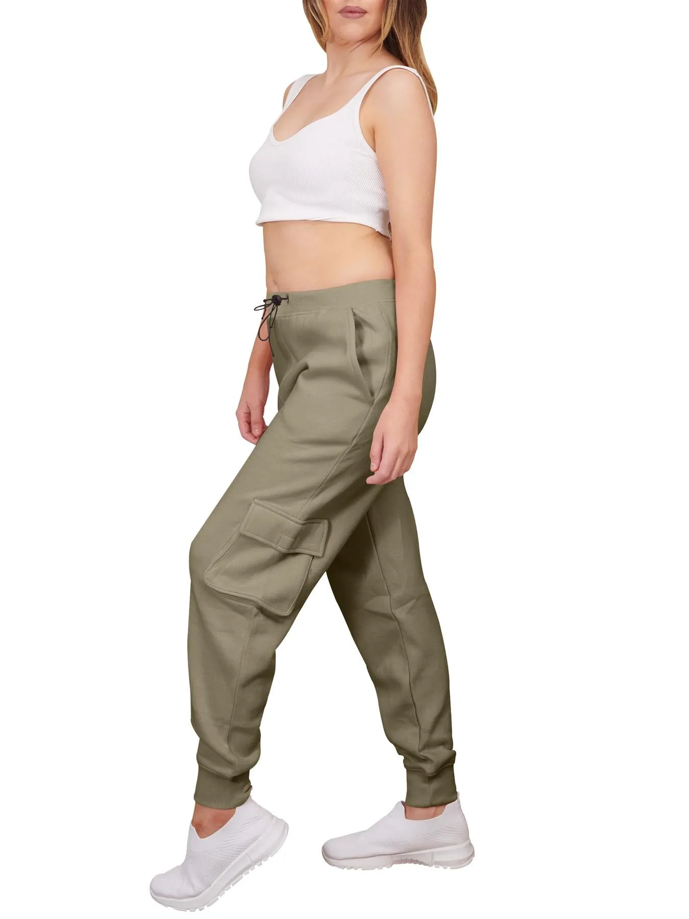 Ladies Fleece Cargo Style Trouser