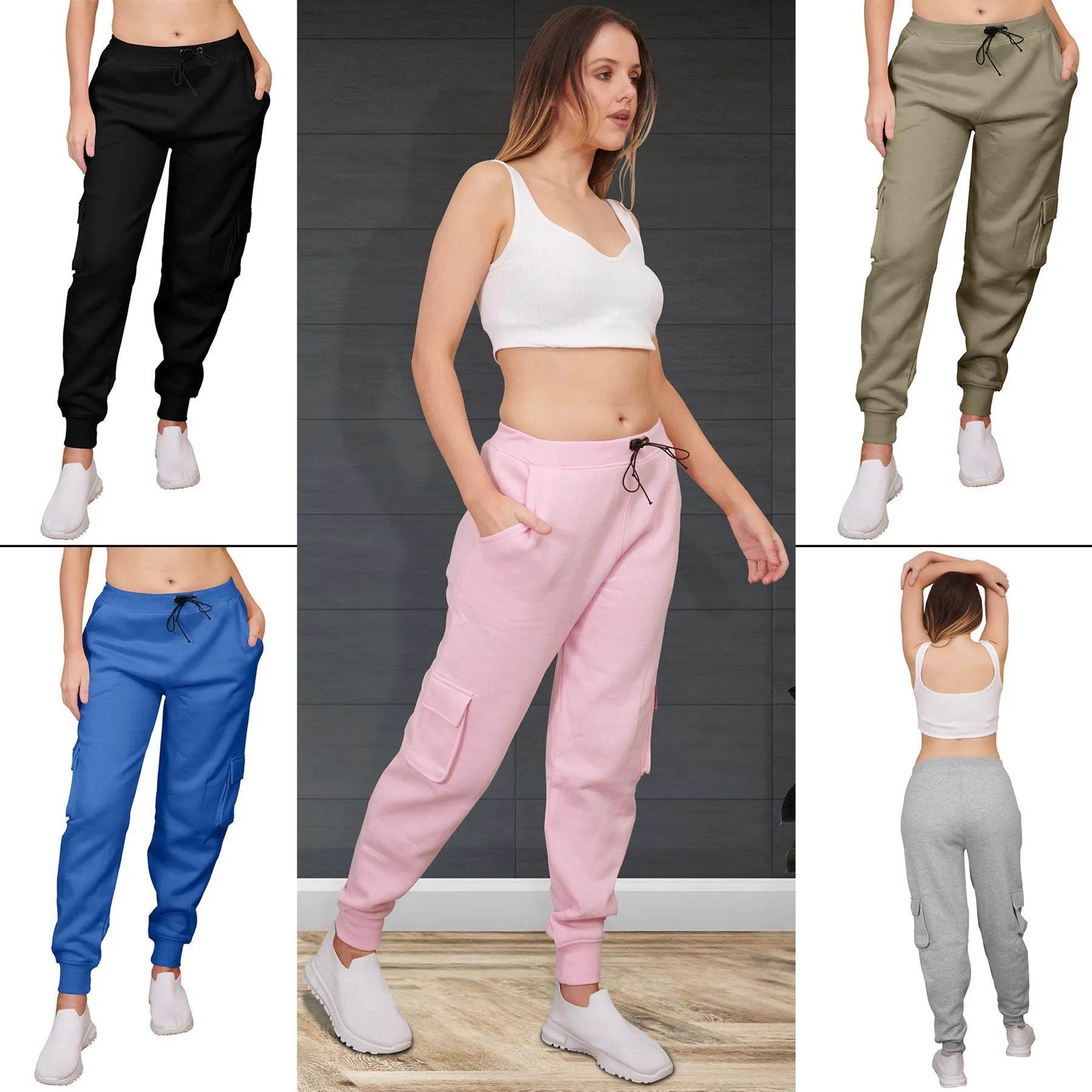 Ladies Fleece Cargo Style Trouser