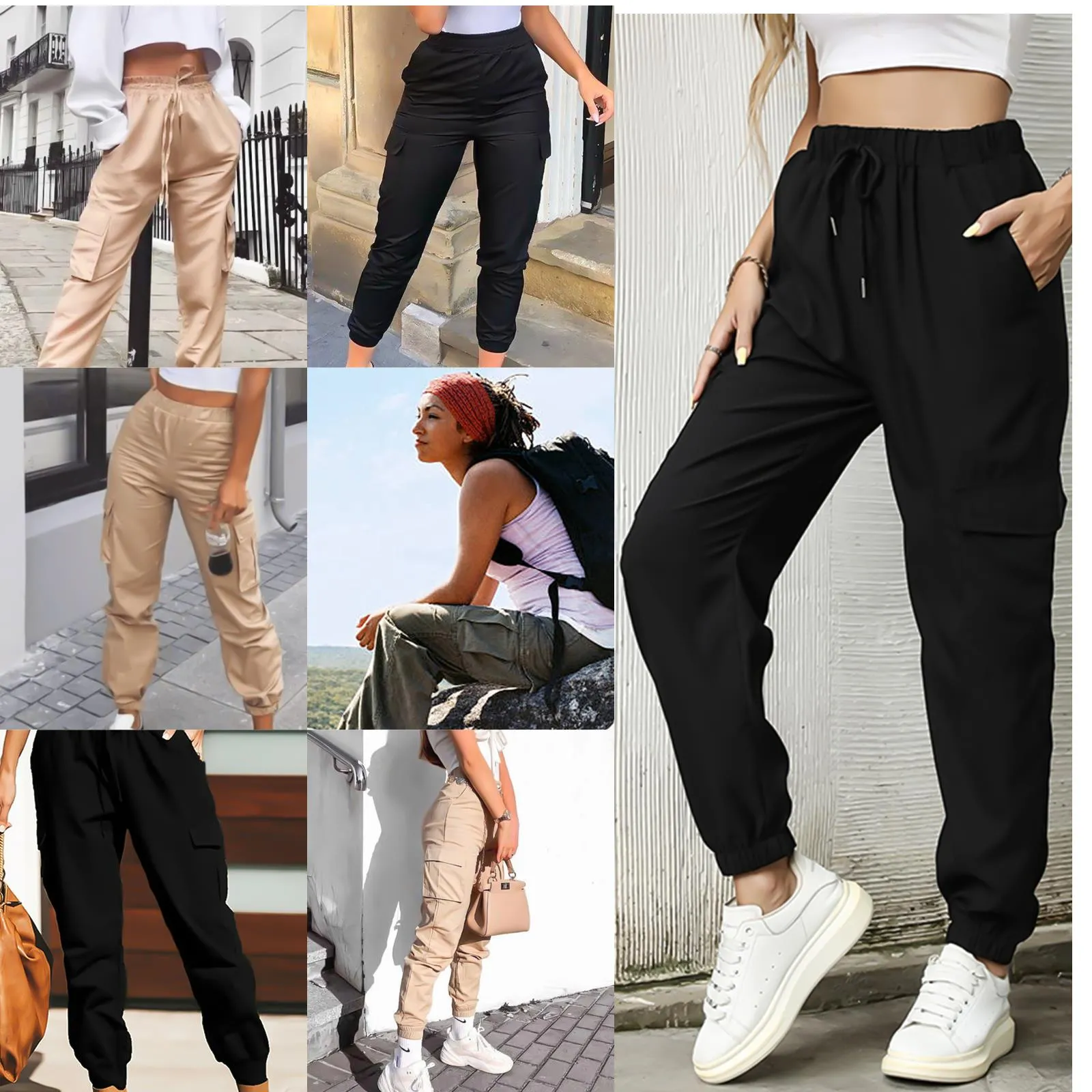 Ladies Fleece Cargo Style Trouser