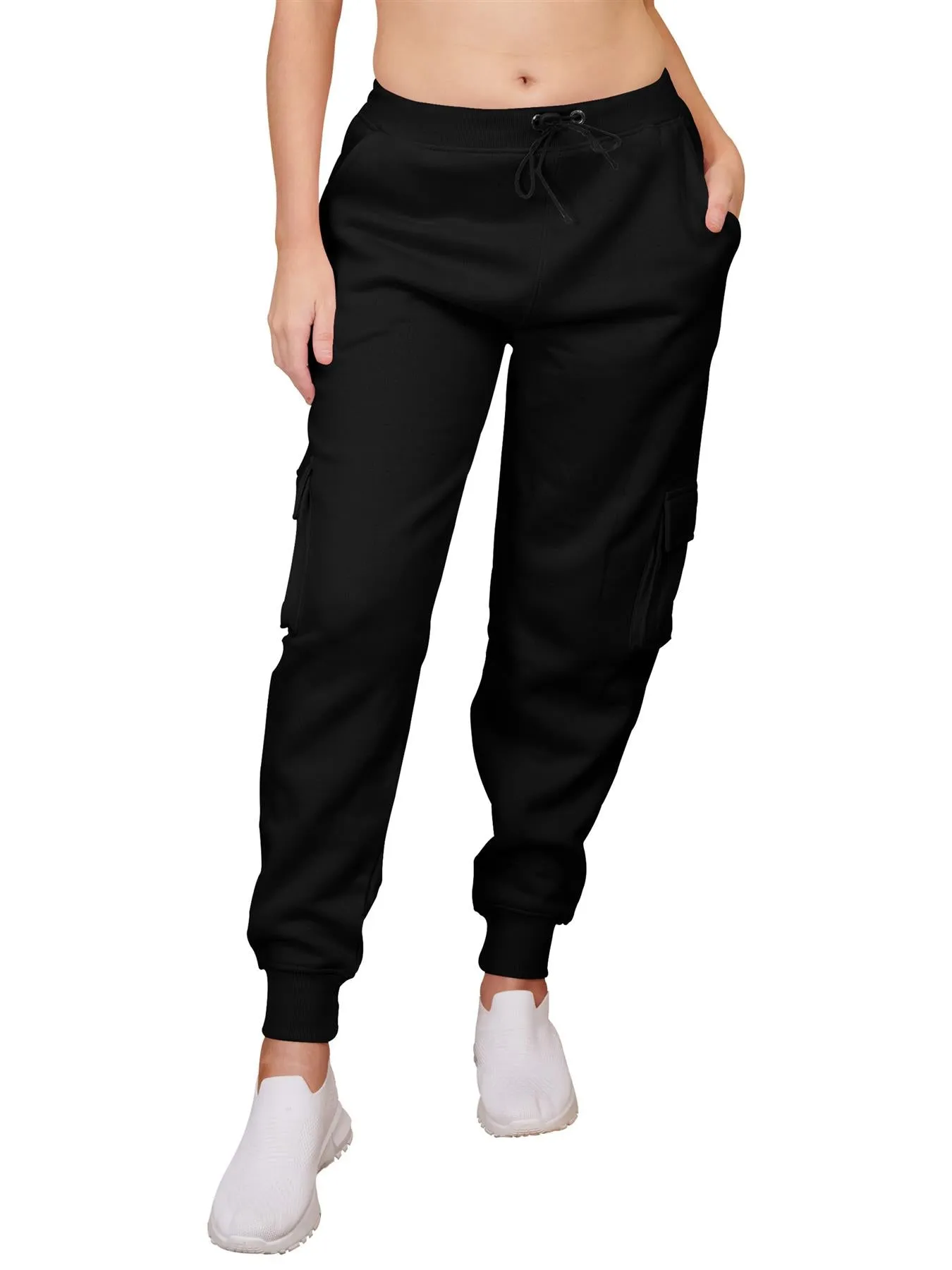 Ladies Fleece Cargo Style Trouser