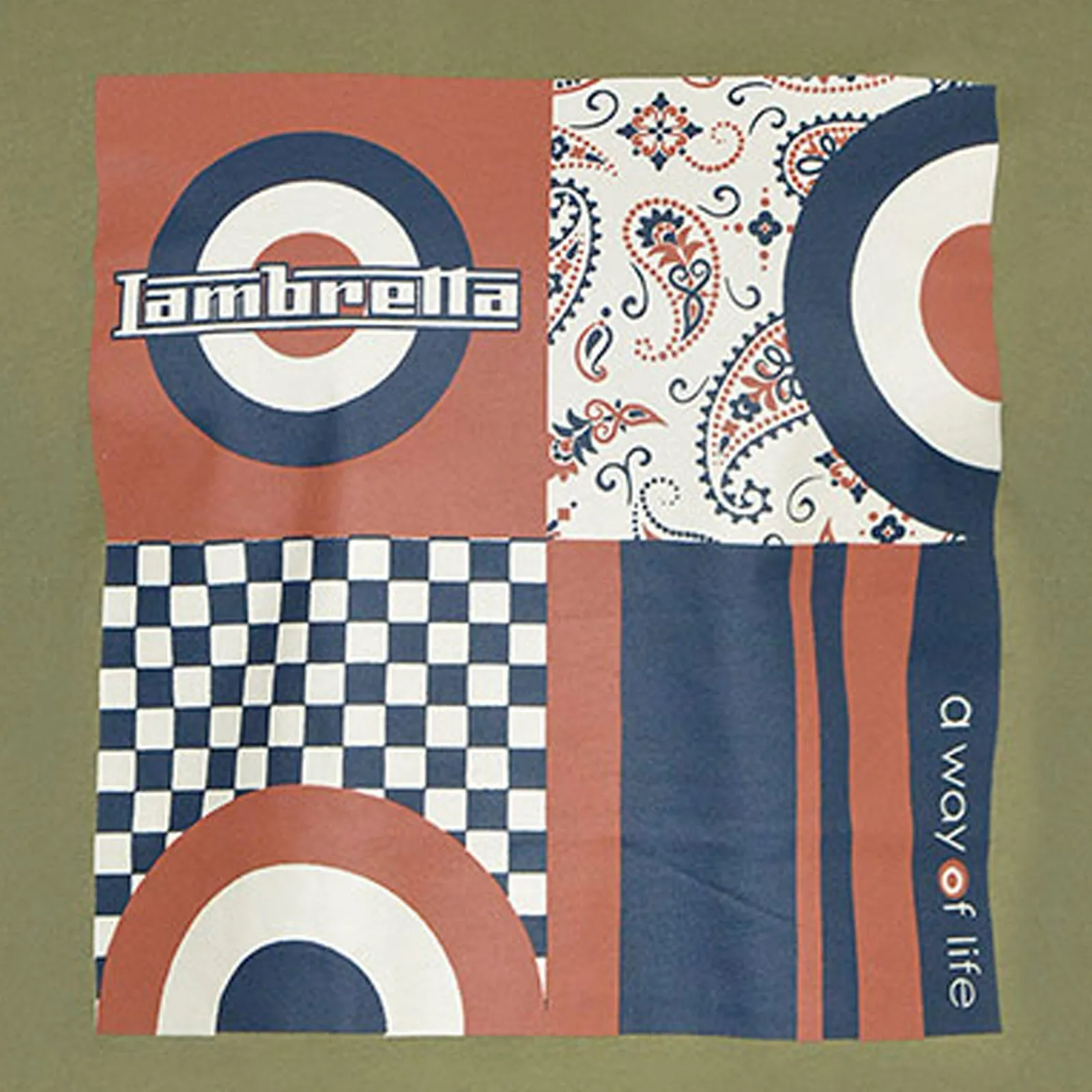 Lambretta Mens Album Graphic Retro T-Shirt
